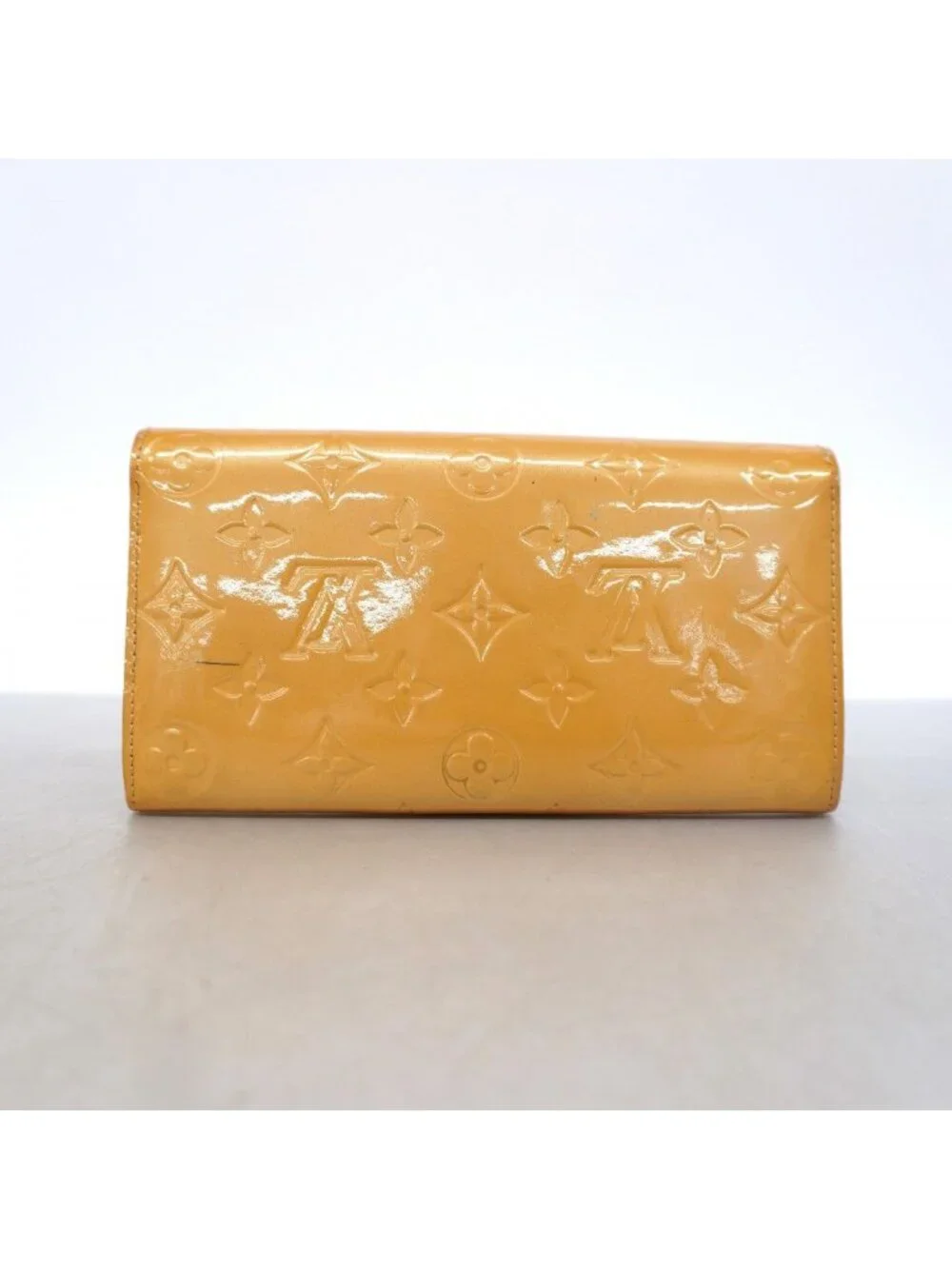 Louis Vuitton Wallet Vernis Pochette Porte-Monnaie Cles Noisette